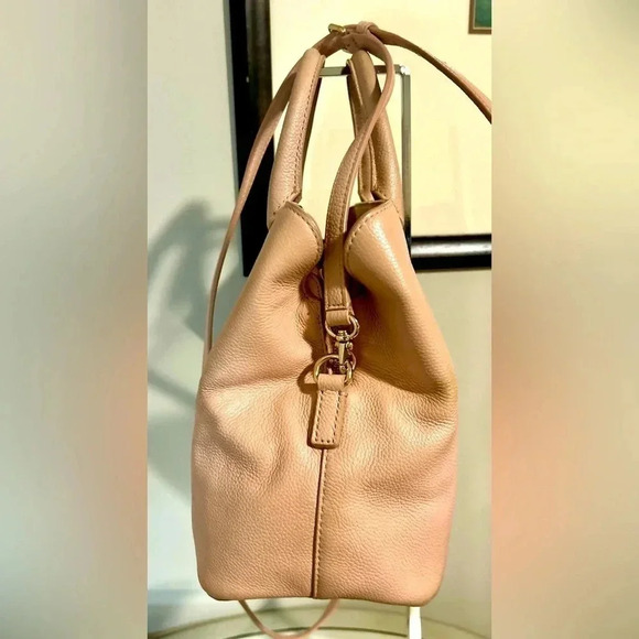 Gently Used KATE SPADE pale Pink Leather Satchel/Crossbody Bag - Picture 5 of 10